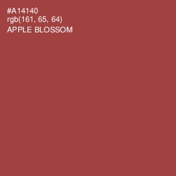 #A14140 - Apple Blossom Color Image