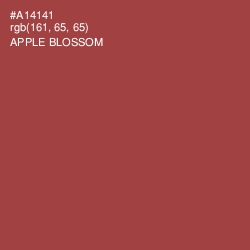 #A14141 - Apple Blossom Color Image