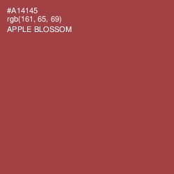 #A14145 - Apple Blossom Color Image