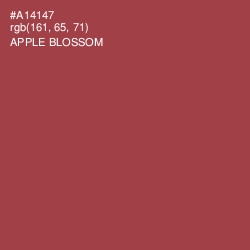 #A14147 - Apple Blossom Color Image