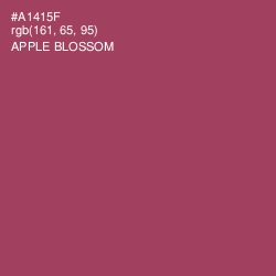 #A1415F - Apple Blossom Color Image