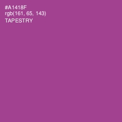 #A1418F - Tapestry Color Image
