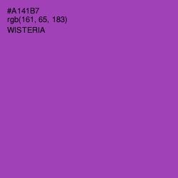 #A141B7 - Wisteria Color Image