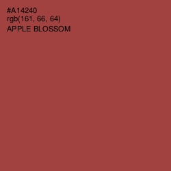 #A14240 - Apple Blossom Color Image