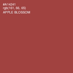 #A14241 - Apple Blossom Color Image