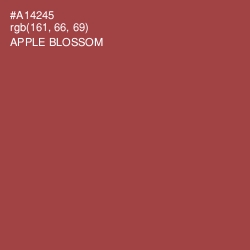 #A14245 - Apple Blossom Color Image