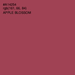 #A14254 - Apple Blossom Color Image