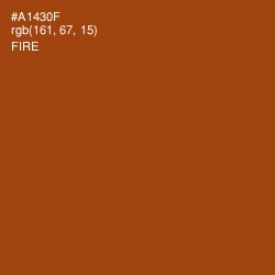 #A1430F - Fire Color Image