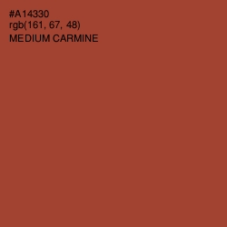 #A14330 - Medium Carmine Color Image