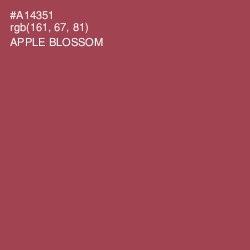 #A14351 - Apple Blossom Color Image