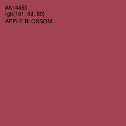 #A14450 - Apple Blossom Color Image