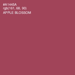 #A1445A - Apple Blossom Color Image