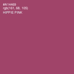 #A14469 - Hippie Pink Color Image