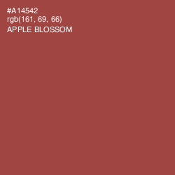 #A14542 - Apple Blossom Color Image