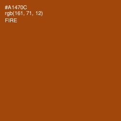 #A1470C - Fire Color Image