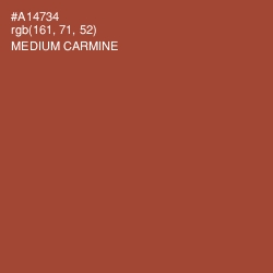 #A14734 - Medium Carmine Color Image