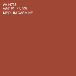 #A14735 - Medium Carmine Color Image