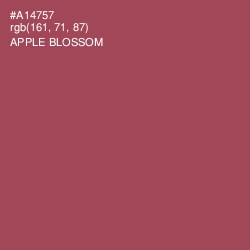 #A14757 - Apple Blossom Color Image