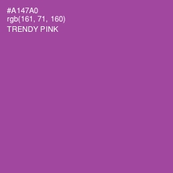 #A147A0 - Trendy Pink Color Image