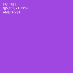 #A147E1 - Amethyst Color Image