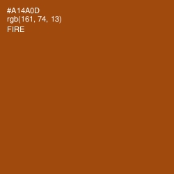 #A14A0D - Fire Color Image