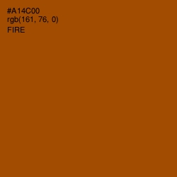 #A14C00 - Fire Color Image