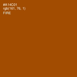#A14C01 - Fire Color Image
