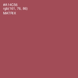 #A14C56 - Matrix Color Image