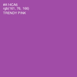 #A14CA6 - Trendy Pink Color Image