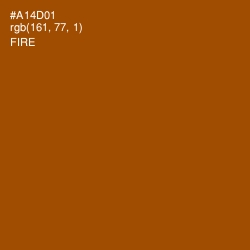 #A14D01 - Fire Color Image