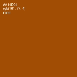 #A14D04 - Fire Color Image