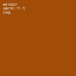 #A14D07 - Fire Color Image