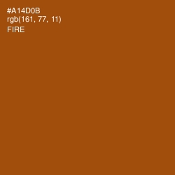 #A14D0B - Fire Color Image