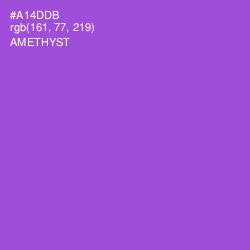 #A14DDB - Amethyst Color Image