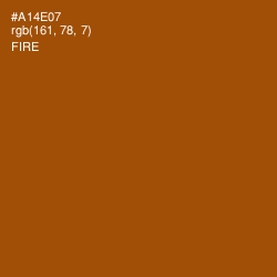 #A14E07 - Fire Color Image