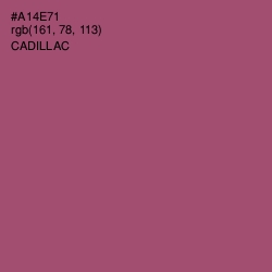 #A14E71 - Cadillac Color Image