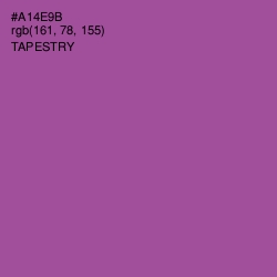 #A14E9B - Tapestry Color Image