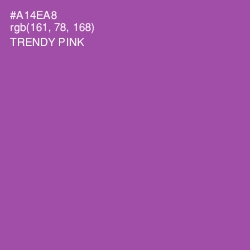 #A14EA8 - Trendy Pink Color Image