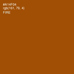 #A14F04 - Fire Color Image