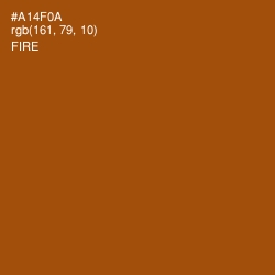#A14F0A - Fire Color Image