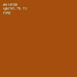 #A14F0B - Fire Color Image