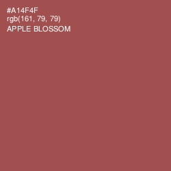 #A14F4F - Apple Blossom Color Image