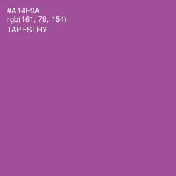 #A14F9A - Tapestry Color Image