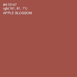 #A15147 - Apple Blossom Color Image