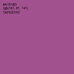 #A1518D - Tapestry Color Image