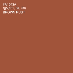 #A1543A - Brown Rust Color Image