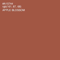 #A15744 - Apple Blossom Color Image