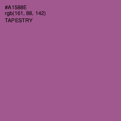 #A1588E - Tapestry Color Image