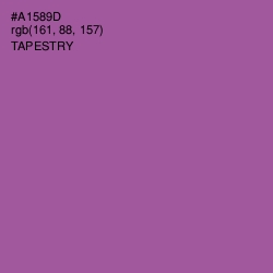 #A1589D - Tapestry Color Image