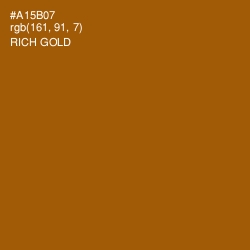 #A15B07 - Rich Gold Color Image